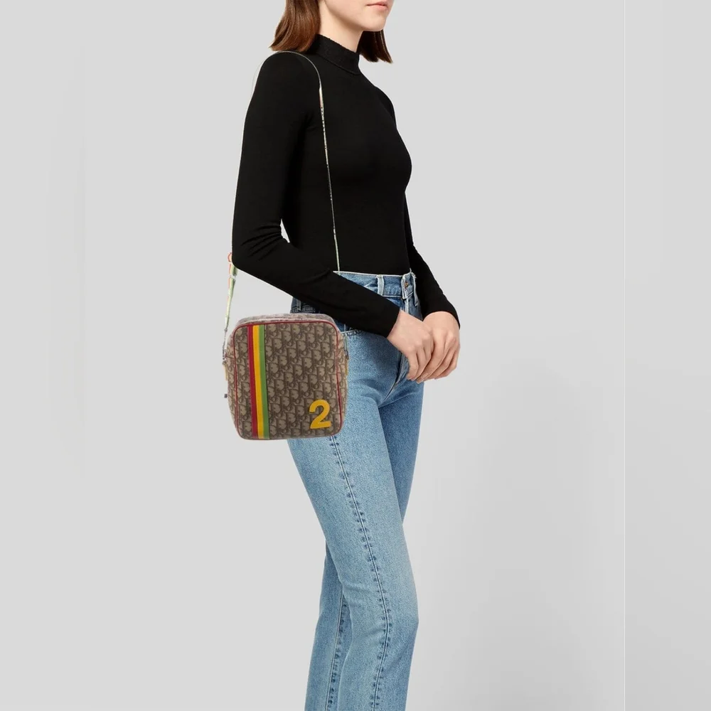 CHRISTIAN DIOR Diorissimo Rasta Messenger Bag - Picture 5 of 13